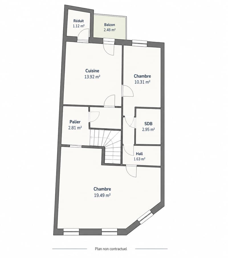 Appartement rénové de 3.5 pièces au 2ème étage (6)