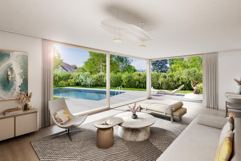 Promotion de cinq villas individuelles à Chavannes-de-Bogis (2)