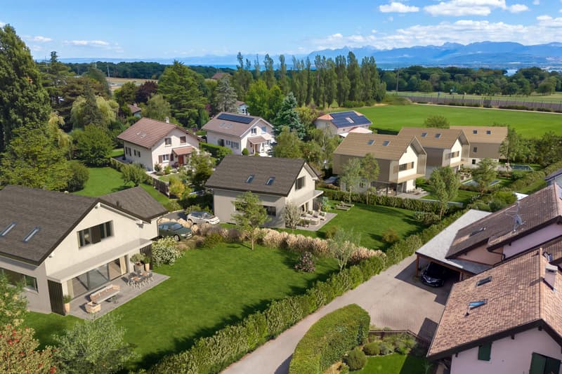Promotion de cinq villas individuelles à Chavannes-de-Bogis (3)