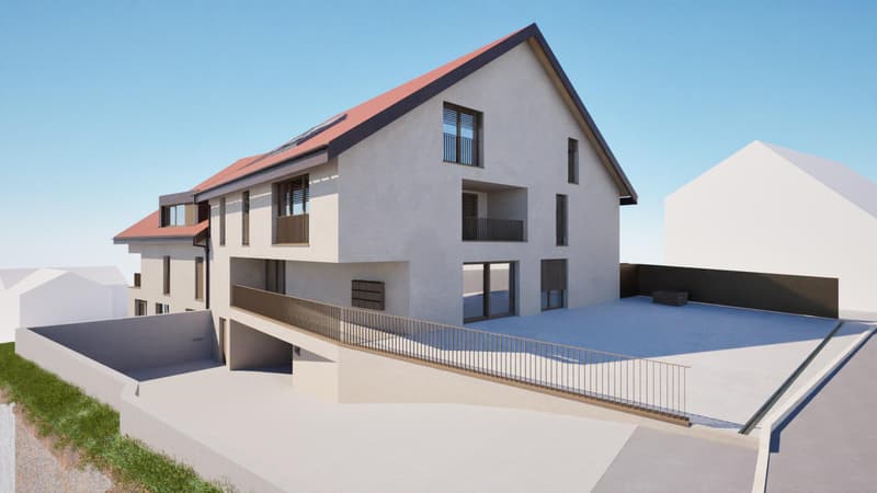 Nouvelle promotion à la location - Appartement Lot 9 de 4,5 pièces en duplex avec balcon (2)