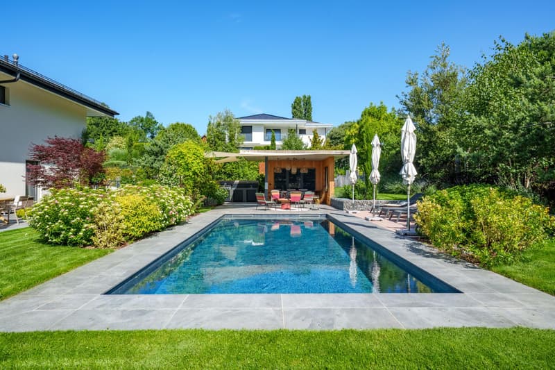 Splendide villa avec piscine à Chigny proche de Morges (8)