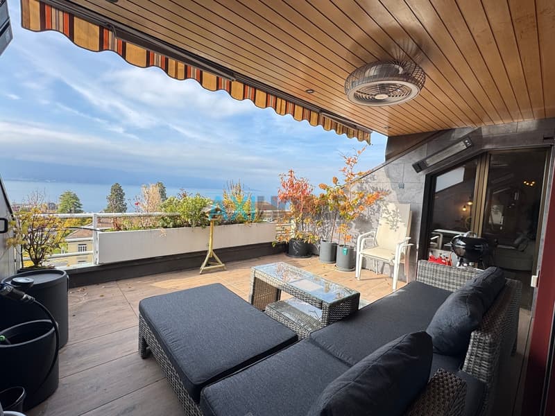 Une adresse privilégiée à Montreux ! 4,5 pièces vue lac avec balcon (1)