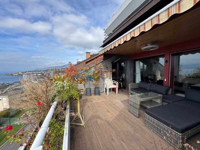 Une adresse privilégiée à Montreux ! 4,5 pièces vue lac avec balcon (13)