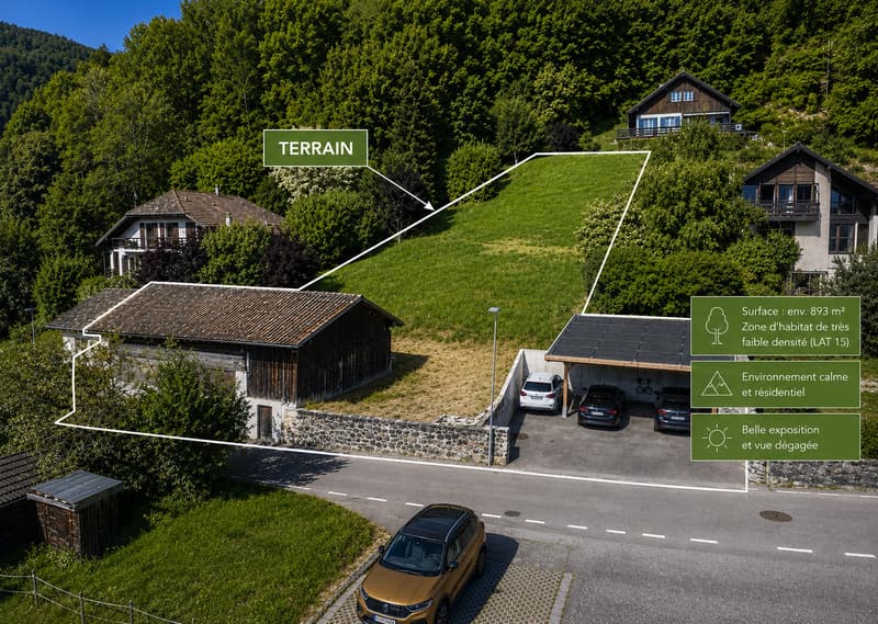 Außergewöhnliches Grundstück mit Panoramablick auf die Dents-du-Midi (2)