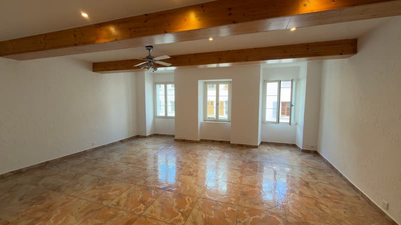 Helles Loft mit sichtbaren Dachbalken zur Miete in Martigny-Bourg (2)