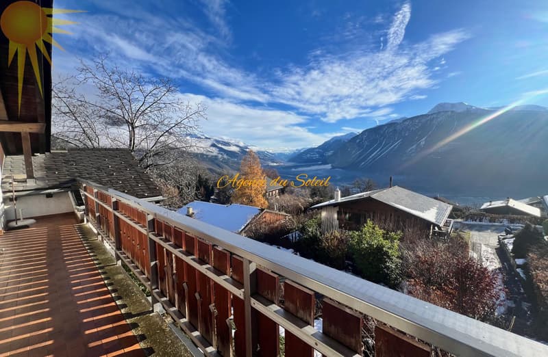 Maison sud au charme authentique composé de 2 appartements séparés, à 5' en voiture de Crans-Montana ! (13)