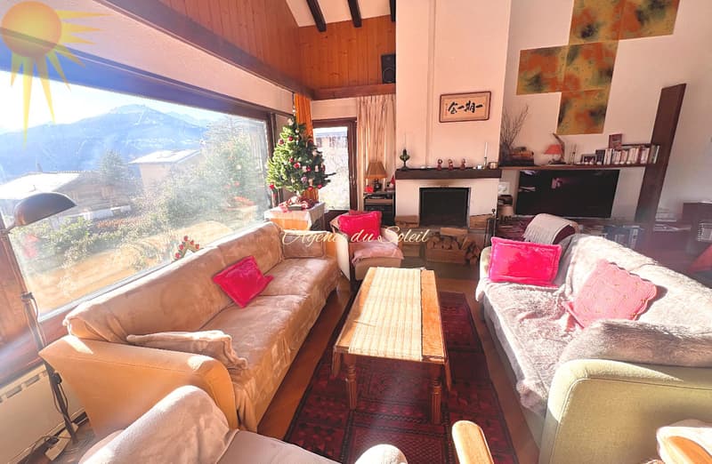 Maison sud au charme authentique composé de 2 appartements séparés, à 5' en voiture de Crans-Montana ! (5)