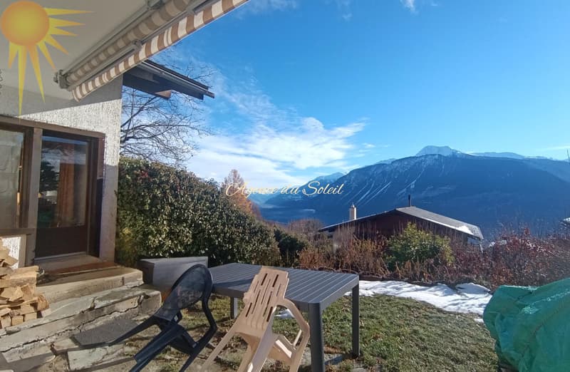 Superbe maison de 2 appartements séparés, à 5 minutes en voiture de Crans-Montana (6)