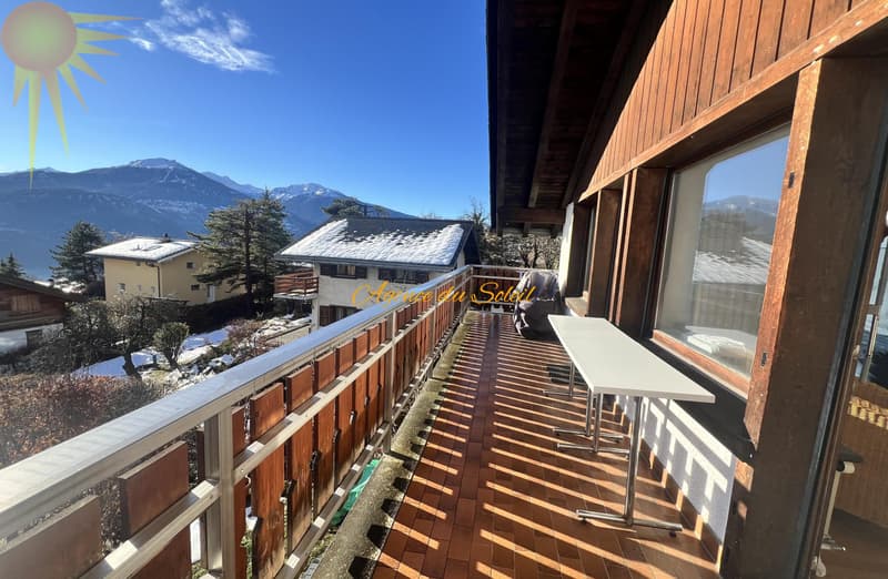 Superbe maison de 2 appartements séparés, à 5 minutes en voiture de Crans-Montana (13)