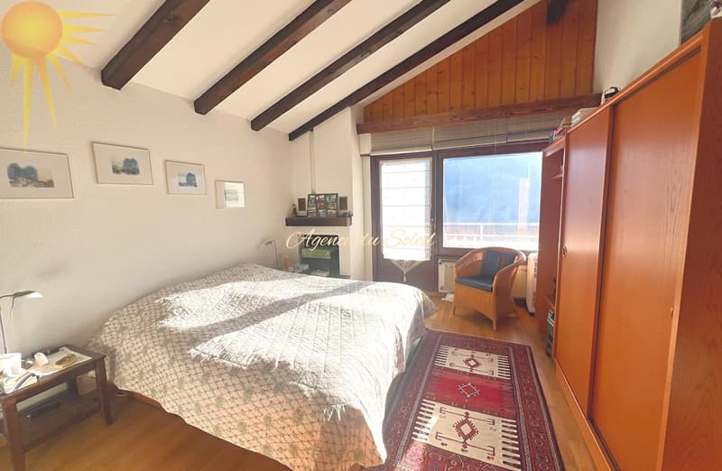 Superbe maison sud composé de 2 appartements séparés, à 5' en voiture de Crans-Montana (Mollens)! (10)