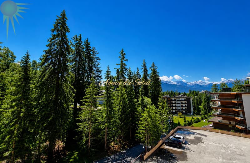 À louer (saison hiver) ce cosy et vaste studio au centre de Crans ! (11)