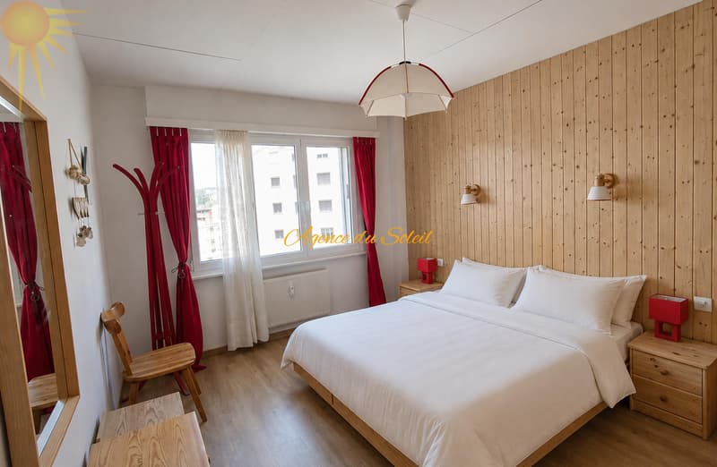 À louer à la saison : Agréable appartement 2.5 pièces en plein coeur de Crans ! (6)
