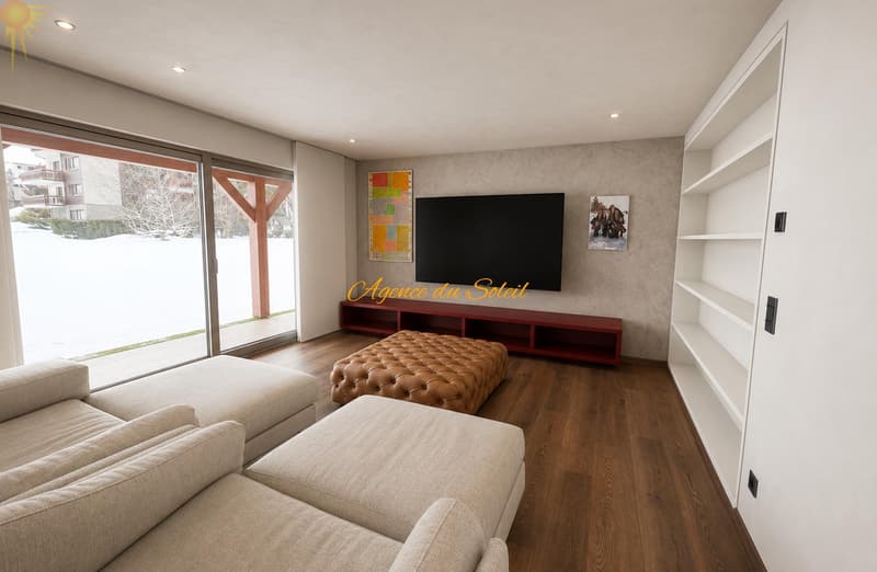 Luxueux appartement de 5.5 pièces en plein centre de la station et en bordure directe du golf ! (6)
