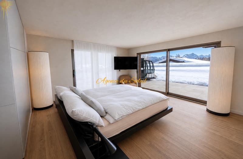Luxueux appartement de 5.5 pièces en plein centre de la station et en bordure directe du golf ! (5)