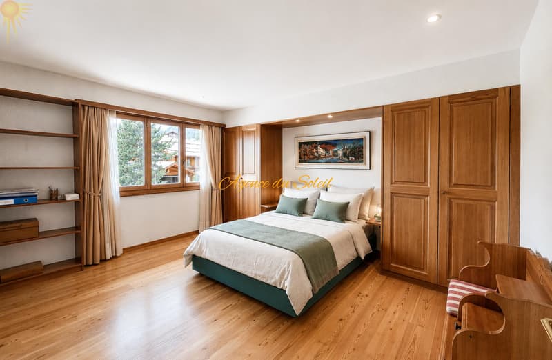 En Exclusivité ! Superbe chalet de 8.5 pièces en bordure du golf Ballesteros à Crans ! (8)