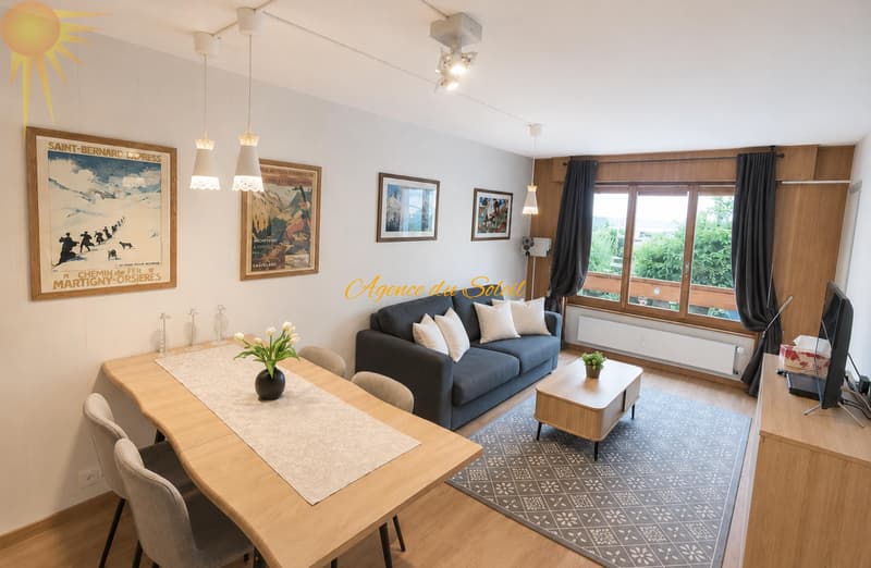 À louer (saison): Très cosy appartement de 3.5 pièces à proximité du funiculaire ! (1)
