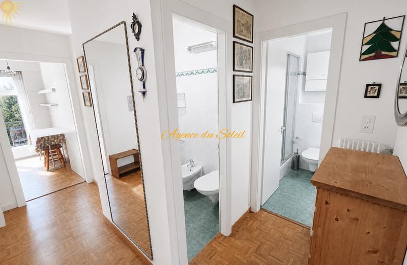 Au coeur de Crans, spacieux appartement traversant (est-ouest) de 2.5 pièces avec 2 balcons ! (8)