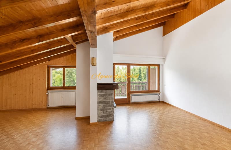 Grand studio en attique à Crans ! (2)