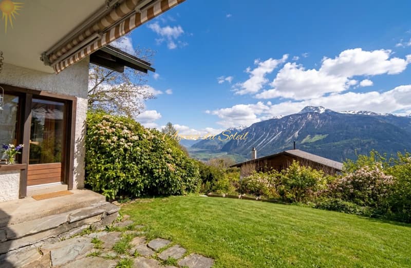 Fort potentiel pour cette maison comprenant 2 appartements séparés, située à 5 minutes en voiture de Crans-Montana ! (2)