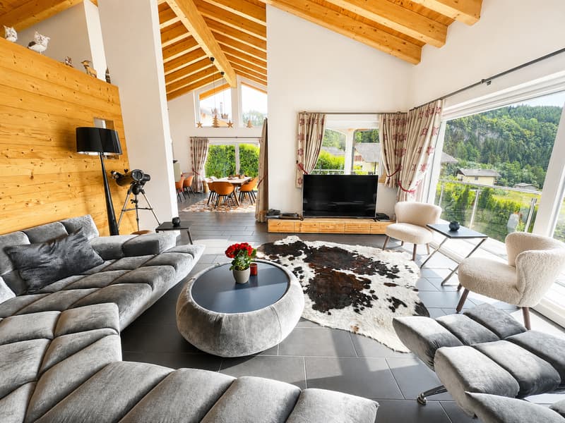 À louer à la semaine : Sublime maison contemporaine de 3.5 pièces à Lens ! (2)