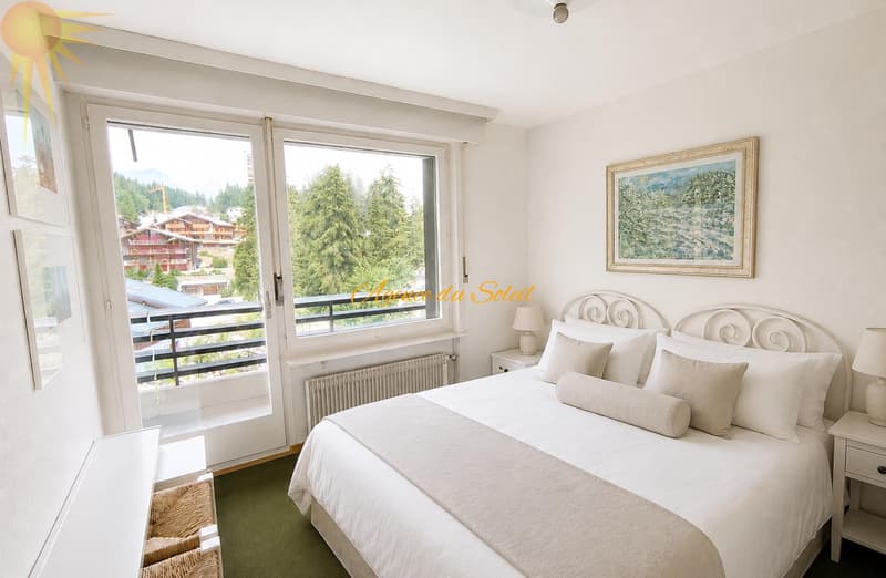 À louer au mois (dispo jusqu'au 30 novembre): Merveilleux 4.5 pièces à proximité des remontées mécaniques du Signal à Montana ! (8)