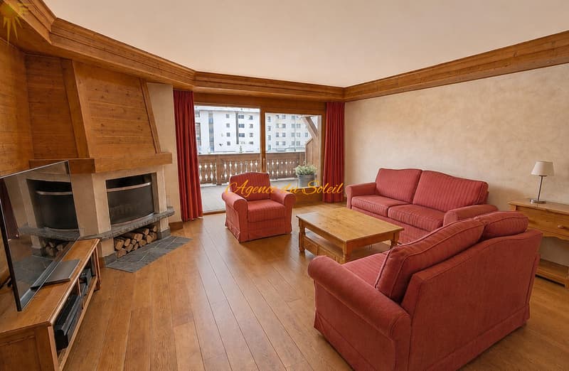 Au coeur de Crans ! Élégant appartement de standing de 3,5 pièces avec vaste terrasse orientée est! (4)