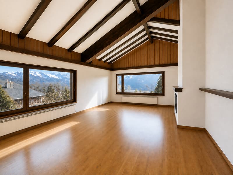 Agréable maison comprenant 2 appartements séparés, située à 5 minutes en voiture de Crans-Montana ! (2)