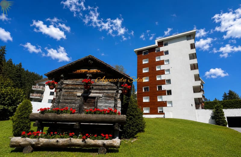 À louer entre le 1er décembre 26 et le 30 avril 27 ce bel appartement rénové de 2.5 pièces à Montana ! (13)
