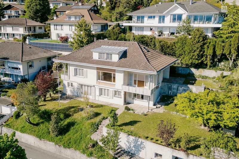 2-Familienhaus mit Panoramablick auf Thunersee und Alpenkette (1)