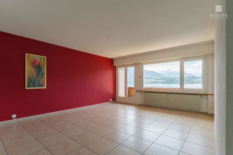 Appartamento vacanze di 3½ locali sulla riva del lago di Thun con area balneare (6)
