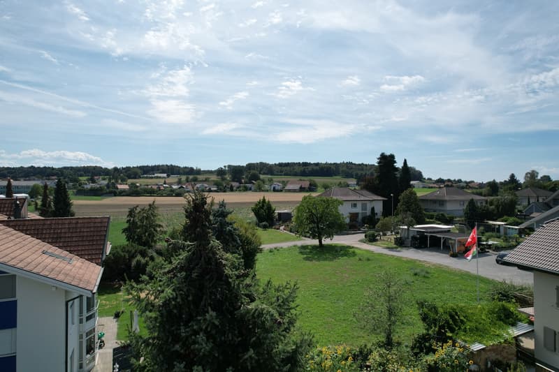 ENTRE MORAT ET FRIBOURG Appartement rénové de 3.5 pces avec balcon (2)