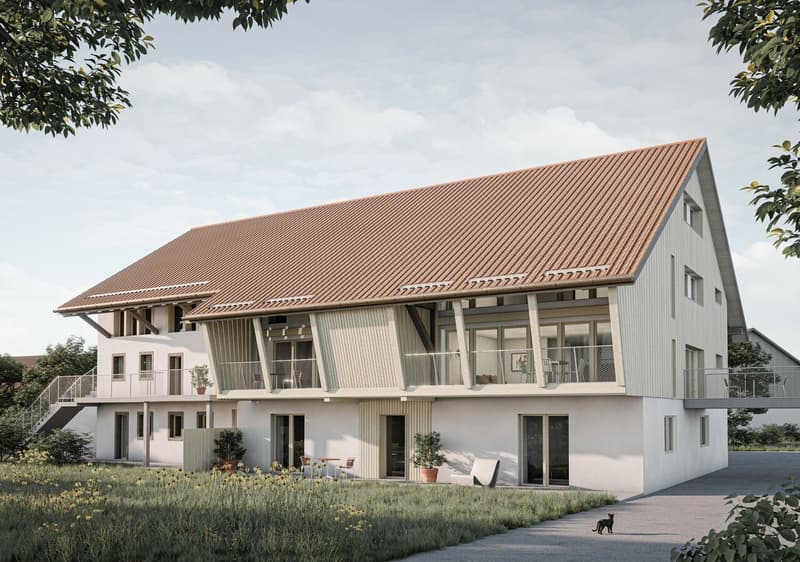 Dans ferme rénovée appartement neuf de 4,5 pces (1)