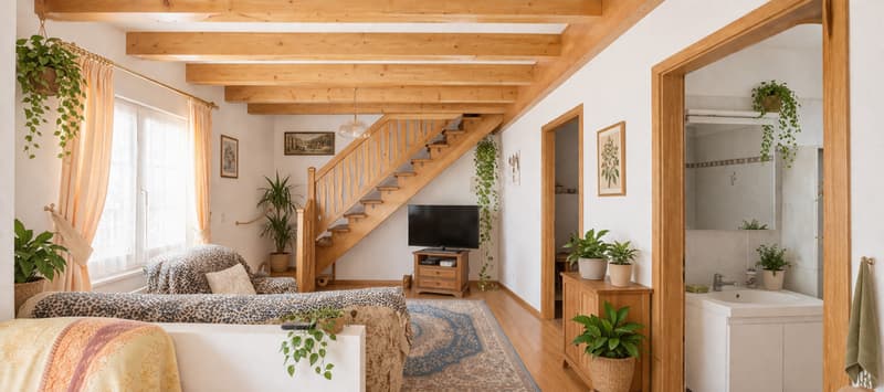 A VENDRE : Au cur du beau village de Bramois, maison de 4.5 pièces en duplex. (2)