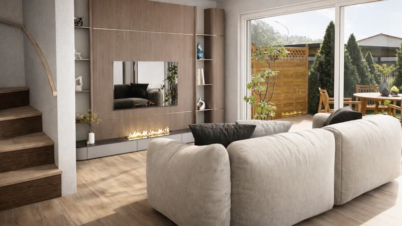CALINEA Residence, Construction of 3 wooden frame villas (4)