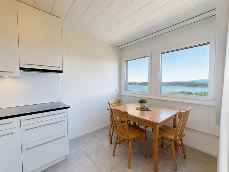 Attic apartment with 4.5 rooms and breathtaking view of the lake (5)
