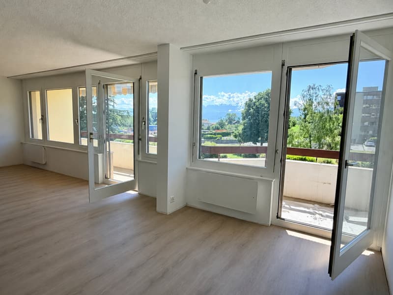 Renovated crossing apartment with balconies, 3 to 4 bedrooms (1)