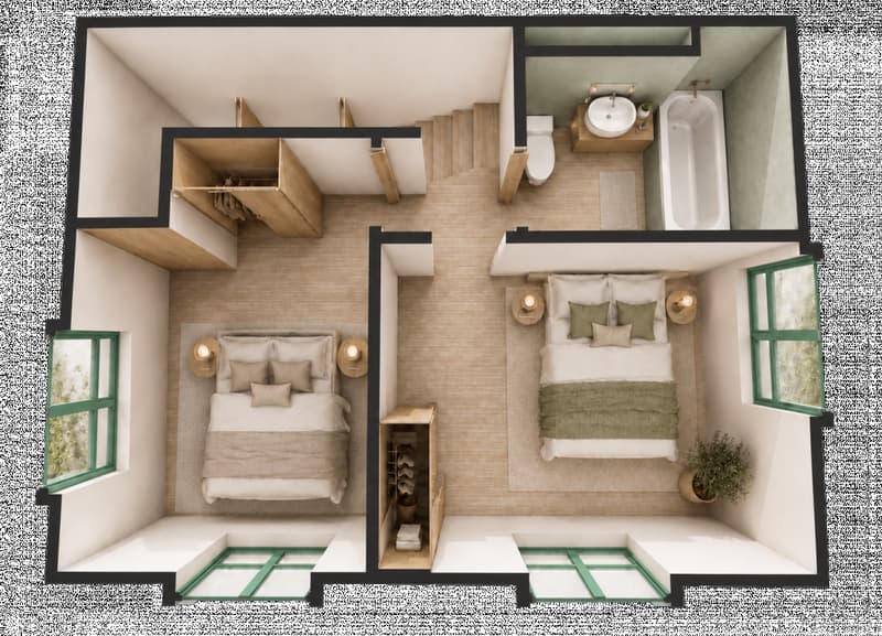 NEW - Beautiful 3.5-room villa with 92 m2 and controlled budget, plot D (7)