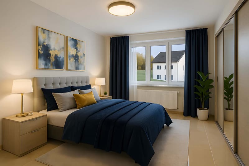 Exceptional 3-room apartment with marble in all main rooms (1)