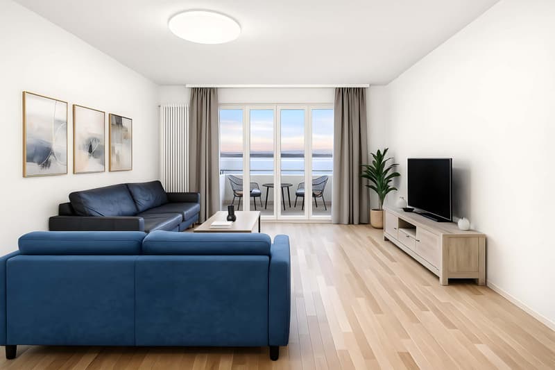 3,5 locali luminosi con vista sul lago (5)