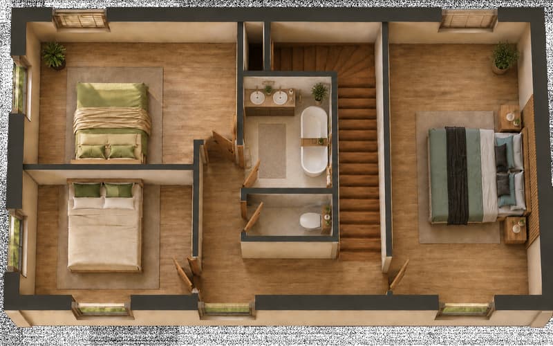 NEUVE - Jolie villa familiale de 5.5 pièces 136 m2 lot A (4)