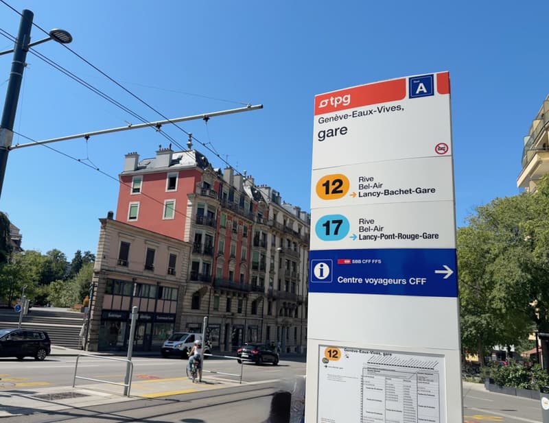 APPARTAMENTO 3 LOCALI ARREDATO - di fronte alla stazione di Eaux-Vives (6)