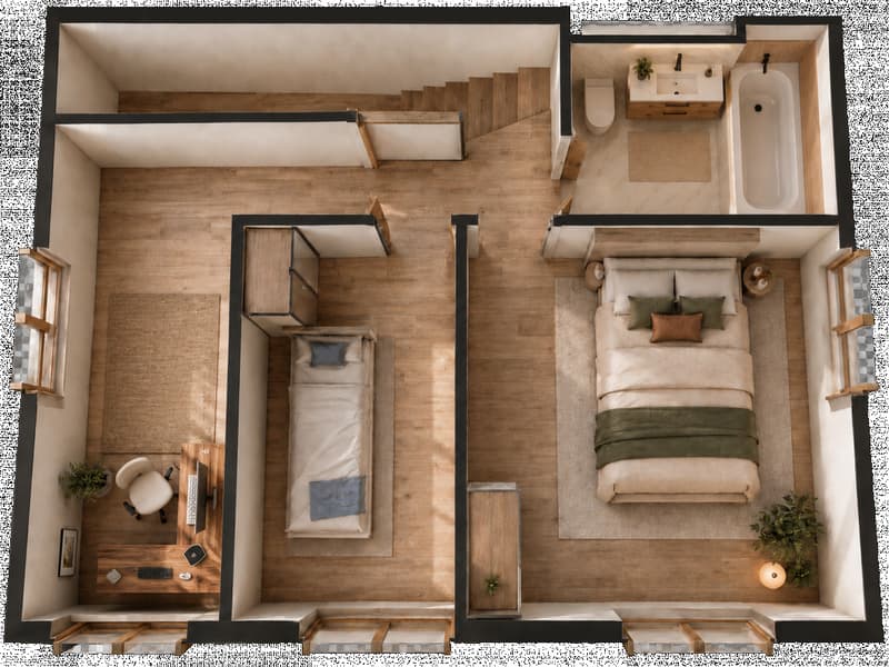 NEUVE - Jolie villa familiale de 4.5 pièces 114 m2 lot A (7)