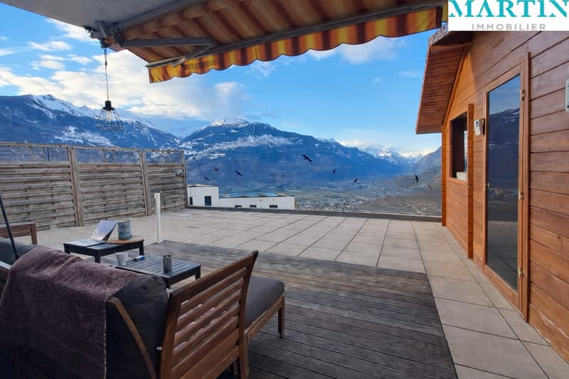 In Vendita: Appartamento di 4.5 locali con terrazza e giardino a Savièse (Chandolin) (2)