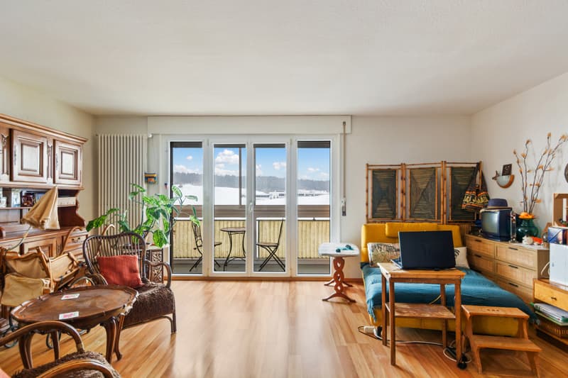 Charming 3.5-room apartment in Le Locle with unobstructed views of nature (2)