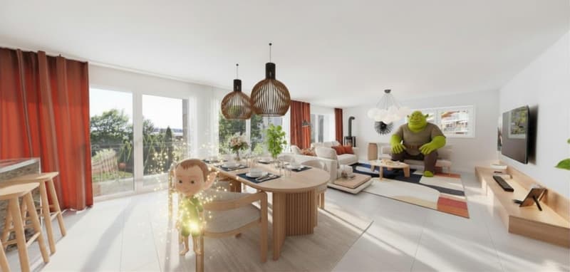 The perfect alliance between the authentic and the contemporary, 4.5 rooms, 145 m² (2)