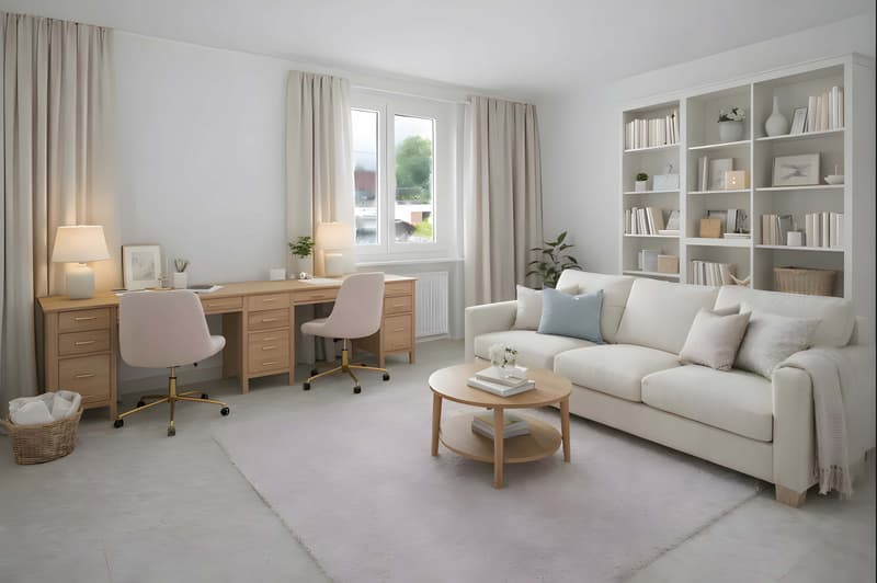 Großes 3-Zimmer-Wohnung mit viel Licht in ruhigem Gebäude (4)
