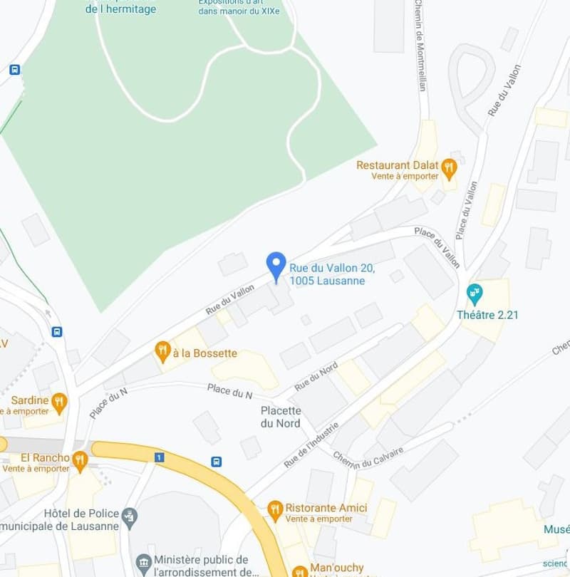 3,5 locali al 1° piano - Rue Sera-Biasini 16 (Rue du Vallon 16) a Losanna (1)
