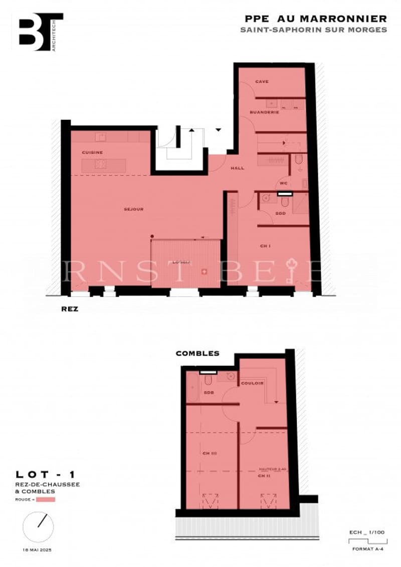 PROMOTION ON PLANS - Magnificent 4.5-room duplex of high standard - 126m2 (9)