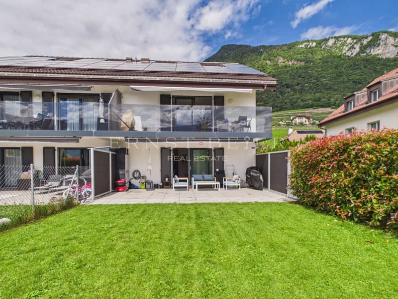 Apartment 3.5 rooms, private garden and unobstructed view of the mountains (2)