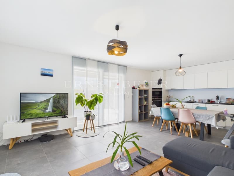 Apartment 3.5 rooms, private garden and unobstructed view of the mountains (4)